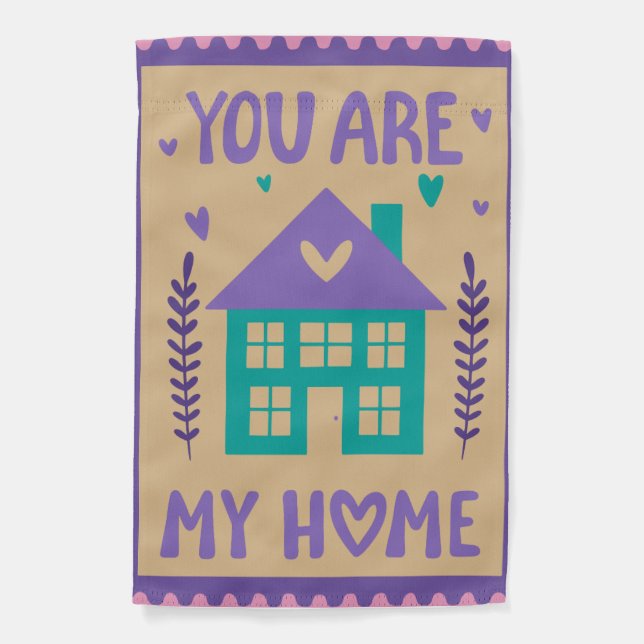 Garden Flags , Home Sweet Home , Lovers  (Front)