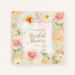 Garden Floral Bridal Shower Guest Book