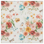 Garden Floral Pattern Fabric