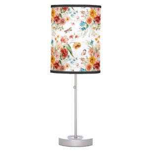 Garden Floral Pattern Table Lamp