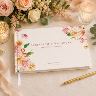 Garden Floral | Summer Wedding Guest Book