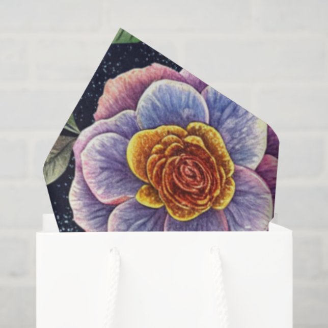 Garden Floral  Tissue Paper (Gift Bag)