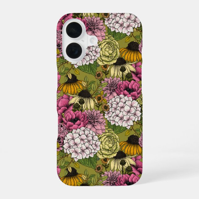 Garden florals 2 iphone case (Back)