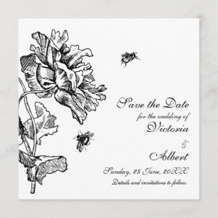 Garden Florals Wedding Invitation