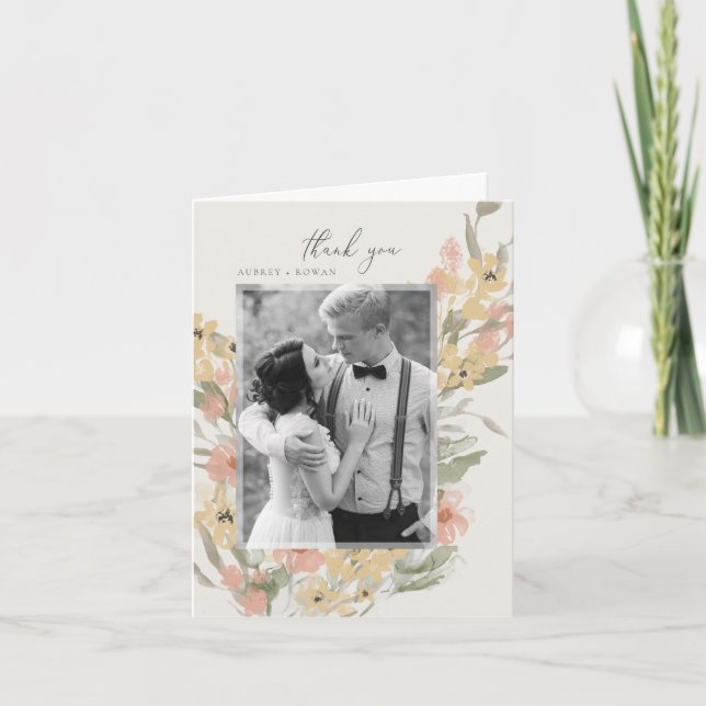 Garden Flourish Thank You Card (Front)