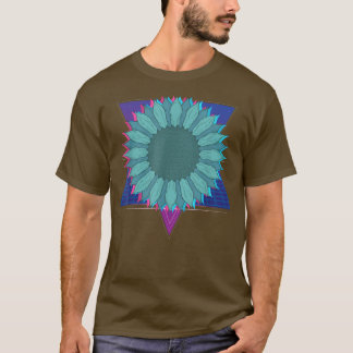 Garden Flower Blossom Retro 90s Vaporwave Sunflowe T-Shirt