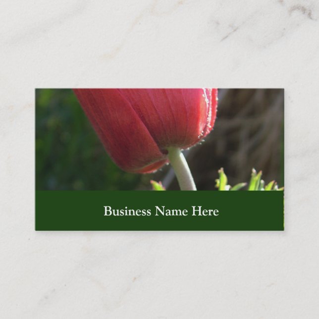 Garden Flower Business Card (Front)