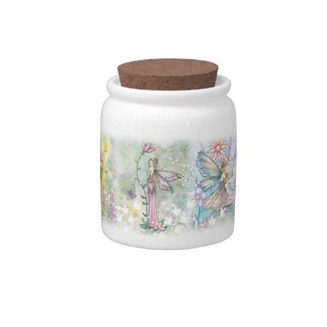 Garden Flower Fairies Candy Jar (Right)