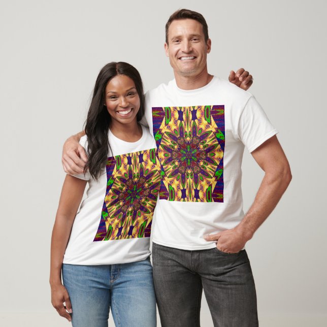 Garden Flower  In Summer 1 Bohemian Floral Graphic T-Shirt (Unisex)