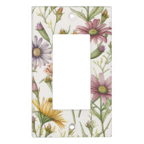 Garden Flower Light Switch Cover