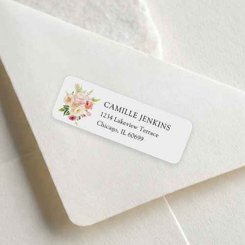 Garden Flower Shop Bridal Shower Label