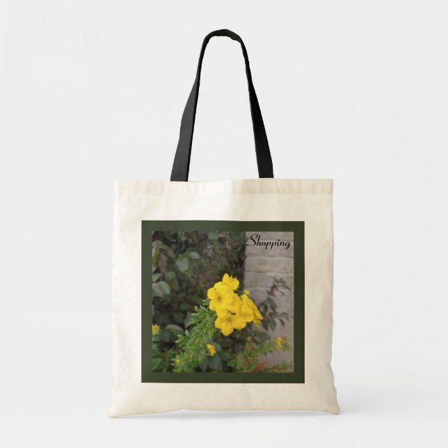 Garden Flower Tote Bag (Front)