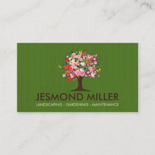Garden Flower Tree Business Card