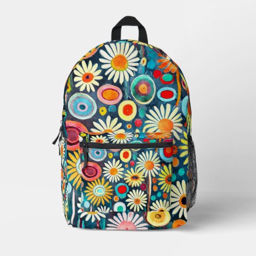 Garden Flowers 1004 Printed Backpack