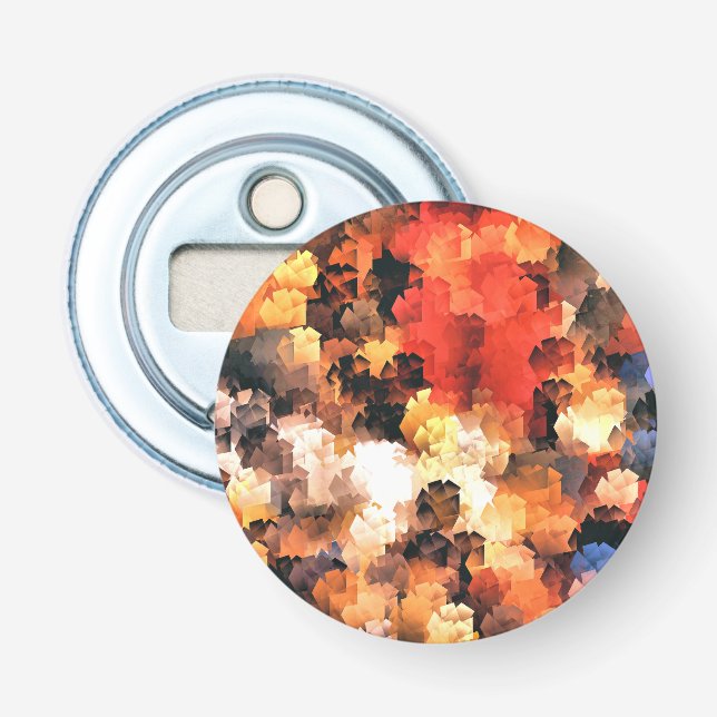 GARDEN FLOWERS BOTTLE OPENER (Front)