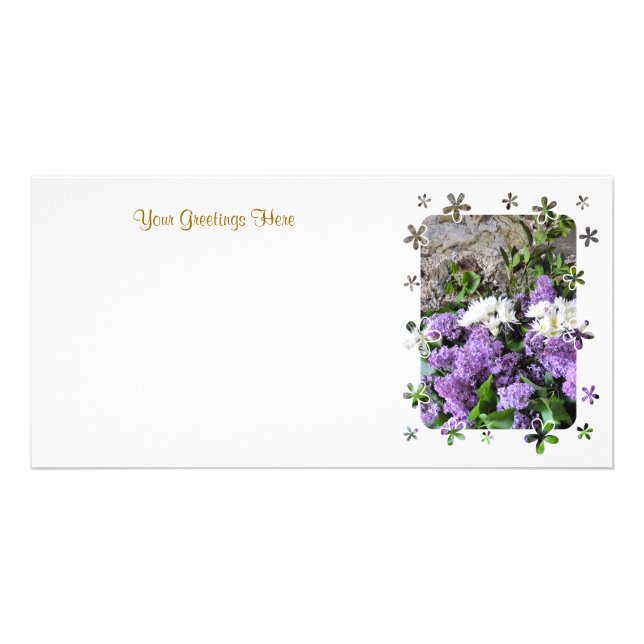 GARDEN FLOWERS CARD (Front)