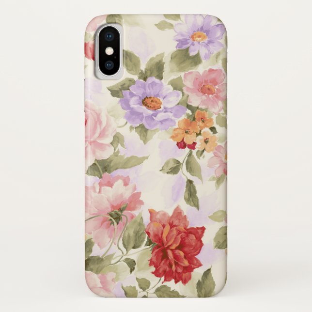 Garden Flowers Case-Mate iPhone Case (Back)