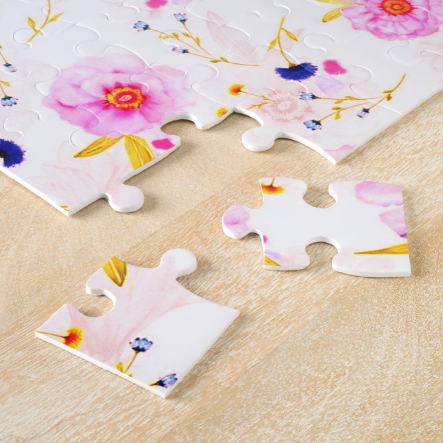 Garden Flowers Jigsaw Puzzle Spring (Side)