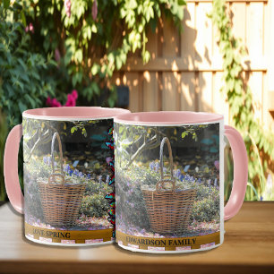 Garden flowers Love spring personal familiy Mug