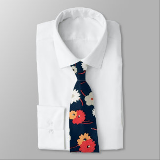 Garden Flowers Neck Tie