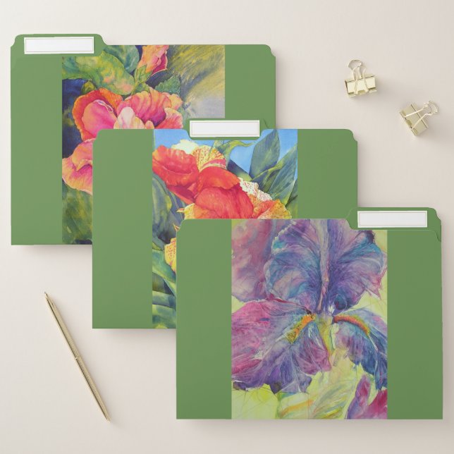Garden flowers One File Folder (Set)