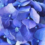 GARDEN FLOWERS RECTANGULAR BELT BUCKLE<br><div class="desc">A watercolor of a beautiful vibrant blue hydrangea.</div>