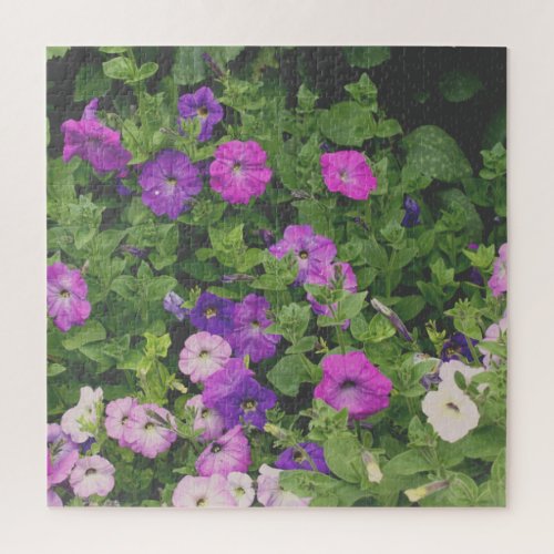 Garden Flowers Spring Summer Colorful Floral Cool Jigsaw Puzzle