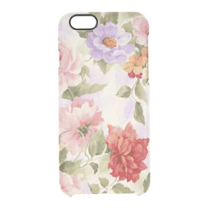 Garden Flowers Clear iPhone 6/6S Case