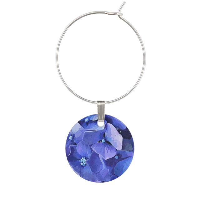 GARDEN FLOWERS WINE CHARM (Front)