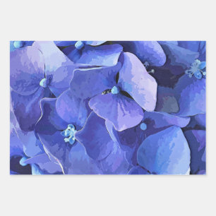 GARDEN FLOWERS WRAPPING PAPER SHEETS