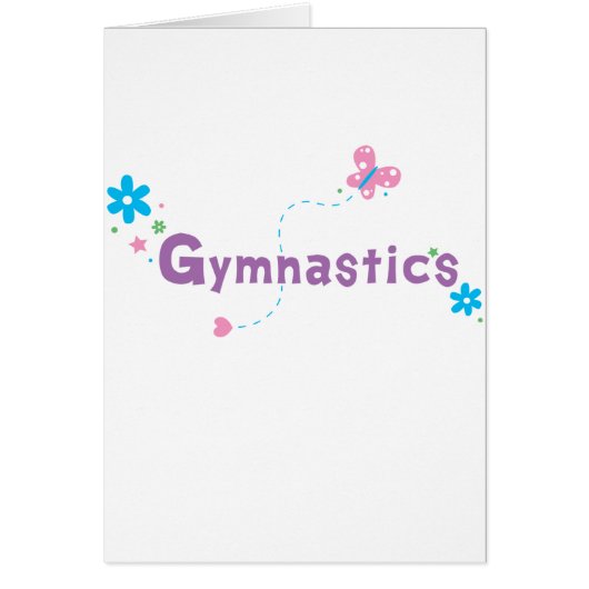Garden Flutter Gymnastics Cards (Front)