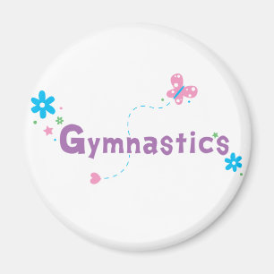 Garden Flutter Gymnastics Magnet
