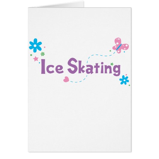 Garden Flutter Ice Skating Cards (Front)