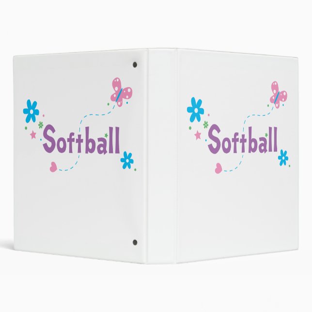Garden Flutter Softball Binder (Background)