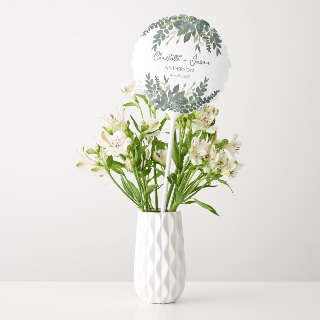 Garden Foliage Nature Greenery Wedding  Ballon Balloon (Vase)
