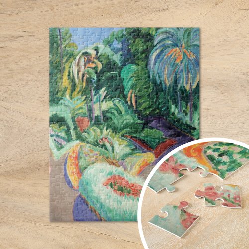 Garden  Francisco Iturrino Jigsaw Puzzle