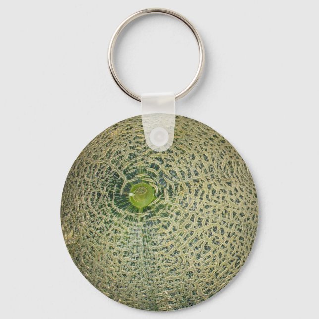 Garden Fresh Cantaloupe Keychain (Front)