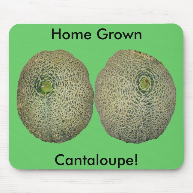 Garden Fresh Cantaloupe Mouse Pad (Front)