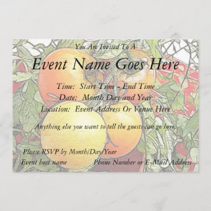 Garden Fresh Heirloom Tomatoes Invitation