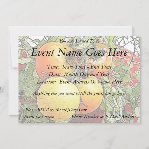 Garden Fresh Heirloom Tomatoes Announcements