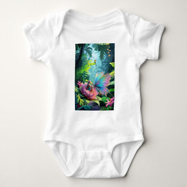 Garden Friends Baby Bodysuit (Front)