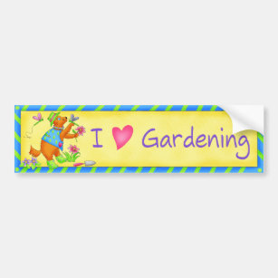 Garden Friends Bumper Sticker