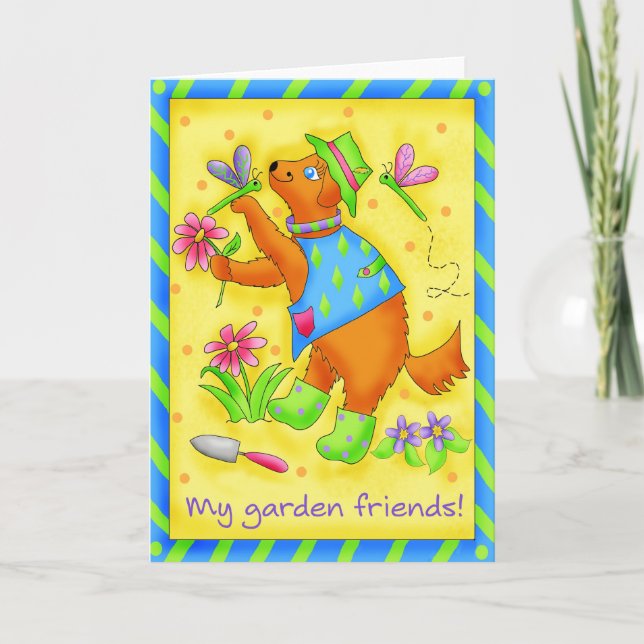 Garden Friends Card (Front)