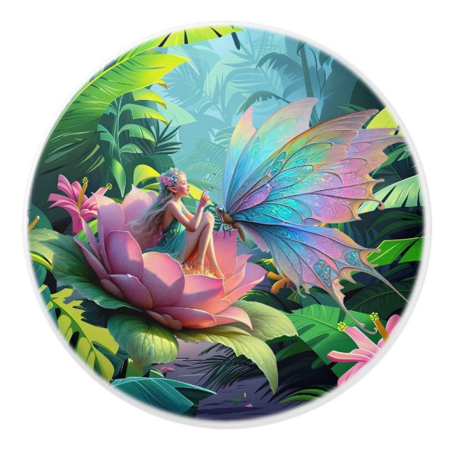 Garden Friends Ceramic Knob (Front)