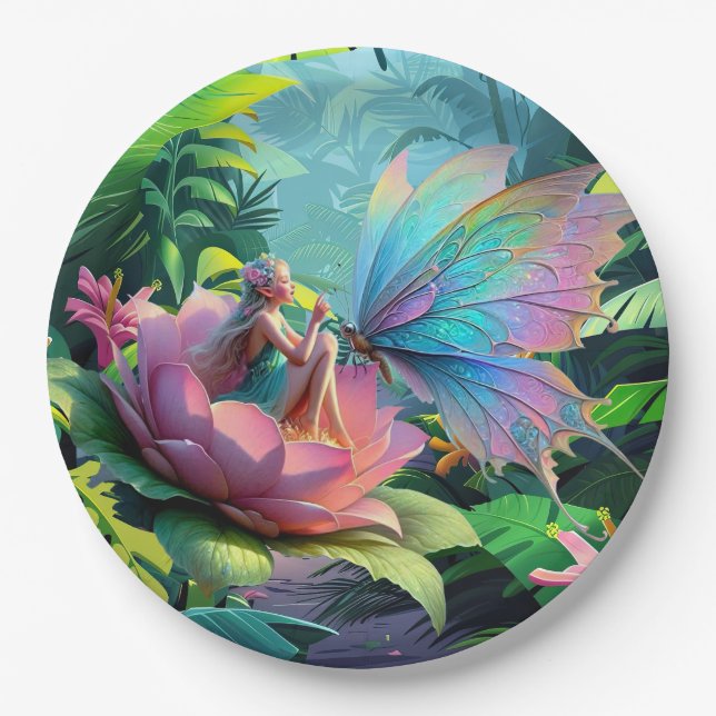 Garden Friends Paper Plates (Front)