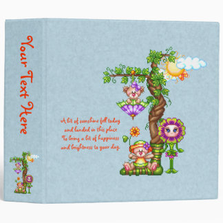 Garden Friends Pixel Art Binder