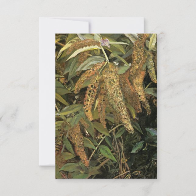 Garden From the Window (by Lucian Freud) Card (Front)