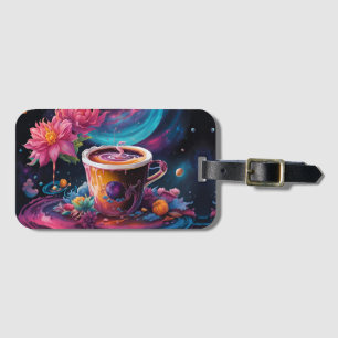 Garden Galaxy Coffee Luggage Tag