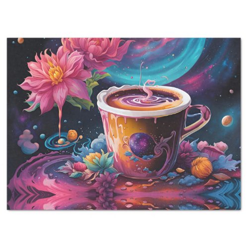 Garden Galaxy Coffee Tissue Paper