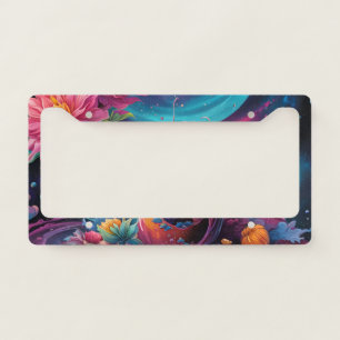 Garden Galaxy License Plate Frame